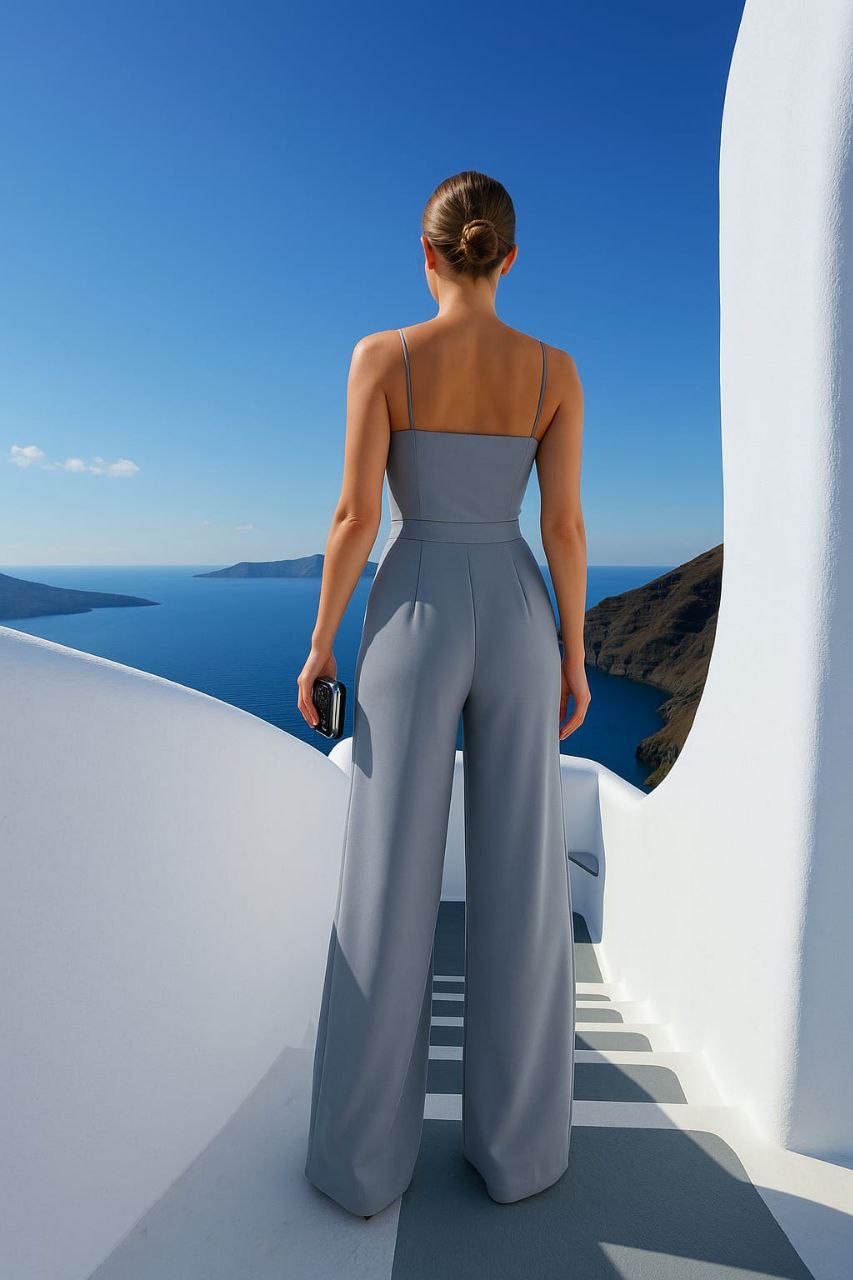 Scuba Crepe Overalls